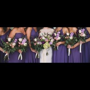 Lavender bridesmaid dress from Etsy set of 2